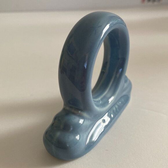 Fiestaware Periwinkle Discontinued Napkin Ring - Picture 3 of 6